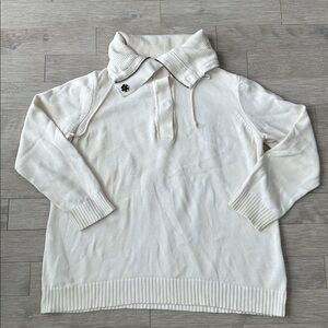 Lauren Ralph Lauren Cream‎ Cowl Neck Sweater XXL